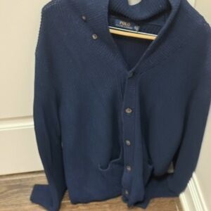 Polo by Ralph Lauren Men's Navy Cardigan